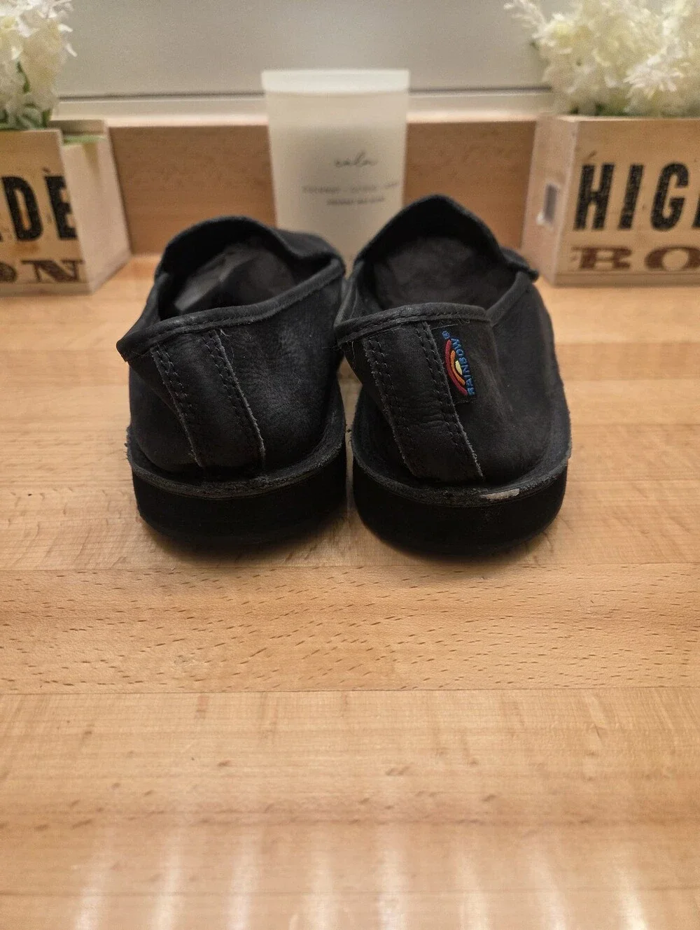Rainbow Sandals Comfort Classics Premier Black Leather Loafer Men's Size 10